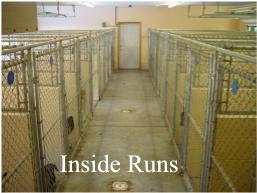 Kennel block outlet designs